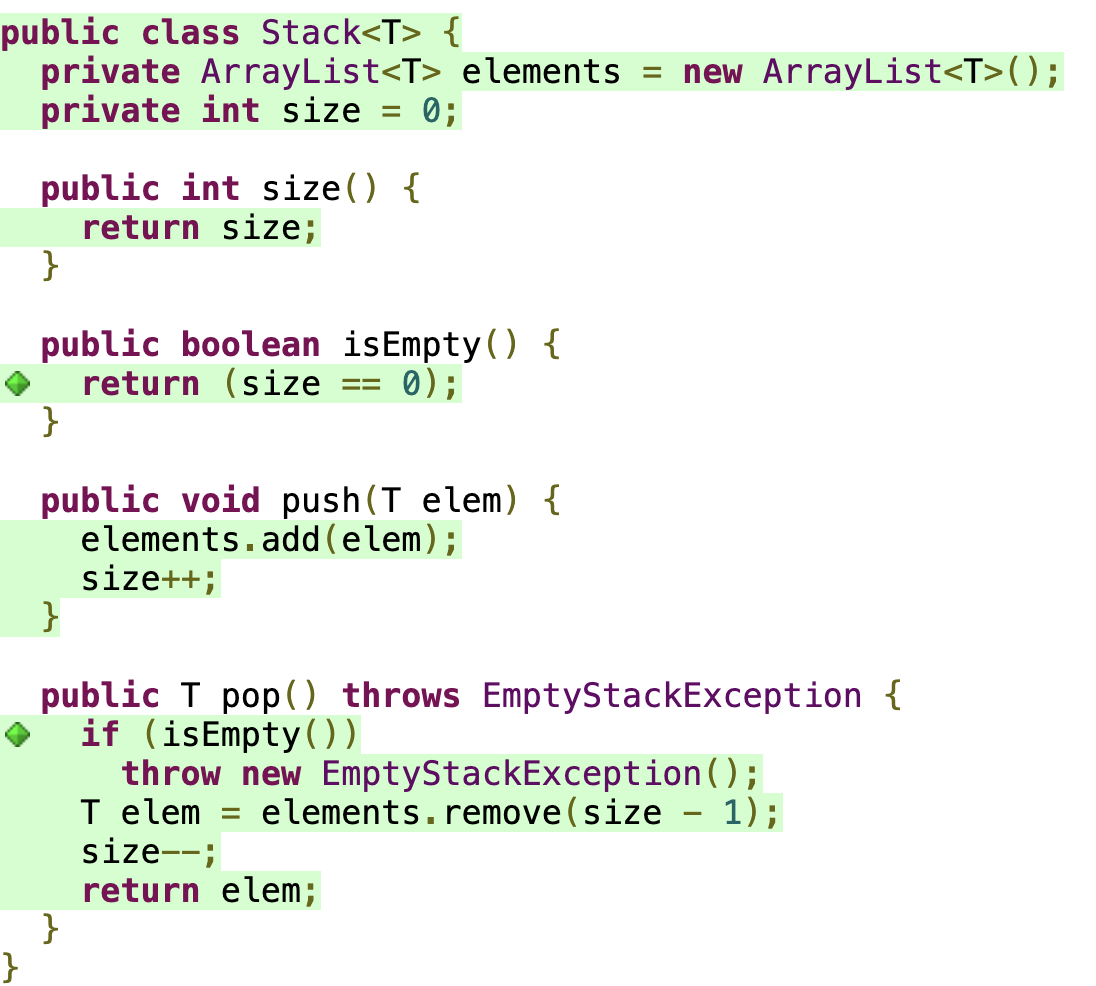 Tests achieving 100% statements coverage